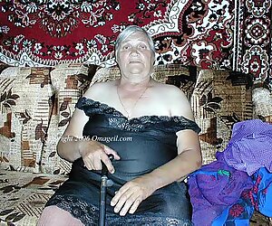 Granny hairy pussies with big fat boobs compilation