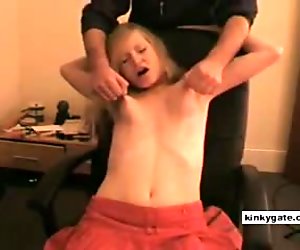 Tits punishment for my teen Slave Naomi