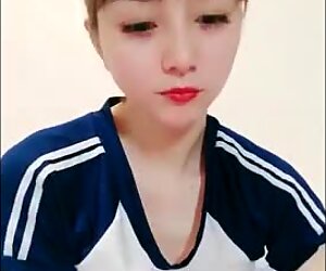Cute asian tiny cam girl masturbation show