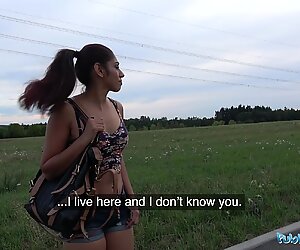 Public Agent Sexy British Asian fucks for stranger