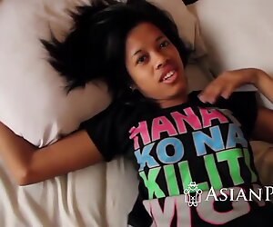 Gorgeous chick pleased by friend