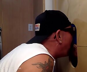Horny Black Cock At The Gloryhole