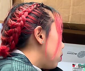 Asian Mom takes police cock for daughter