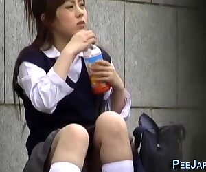 Urinating japanese ho