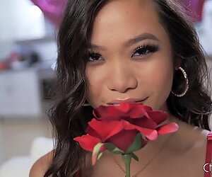 Tiny Asian Cutie Vina Sky Masturbating For Valentine's Day