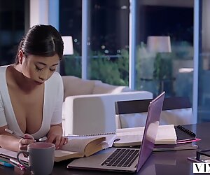 VIXEN Young Asian Student Has Passionate Sex With Neighbor