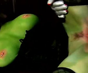 Wicked Witch Gives Scary Blowjob