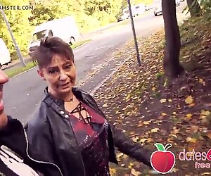 UGLY & OLD - MILF, almost GRANNY public fuck RUBINA dates66
