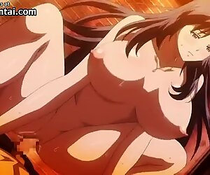 Hentai student controls the mind of busty schoolgirls