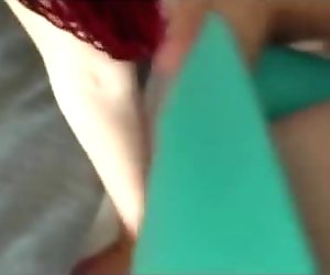 Lesbienne sex sessie betrapt op tape