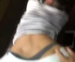 Sexy ripped leggings fuck and cumshot