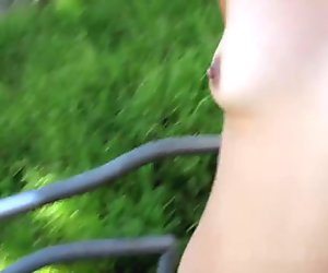 Nude in San Francisco - Teen Asian Iris masturbates in public