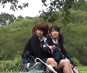Japenese teens Pissing in public