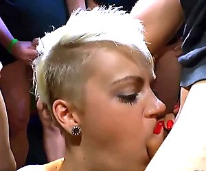 Whore gets piss shower