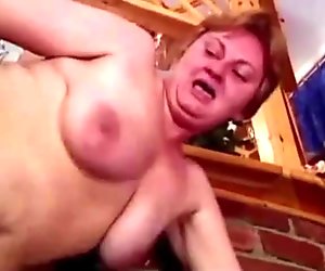 Two Cocks For Mature Fuckpig