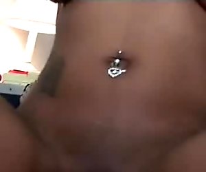 Nasty African amateur snatch plowed and cum facial