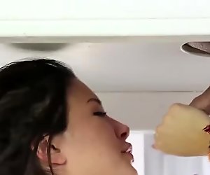 MilkingTable Asian Glory-Hole Cock Massage