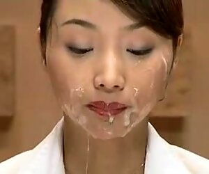 JAPONEZĂ Newsreader de ejaculare în masă 1