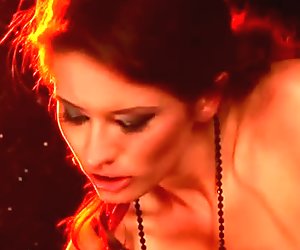 Whorish trio of wicked strippers in hardcore lesbo workout